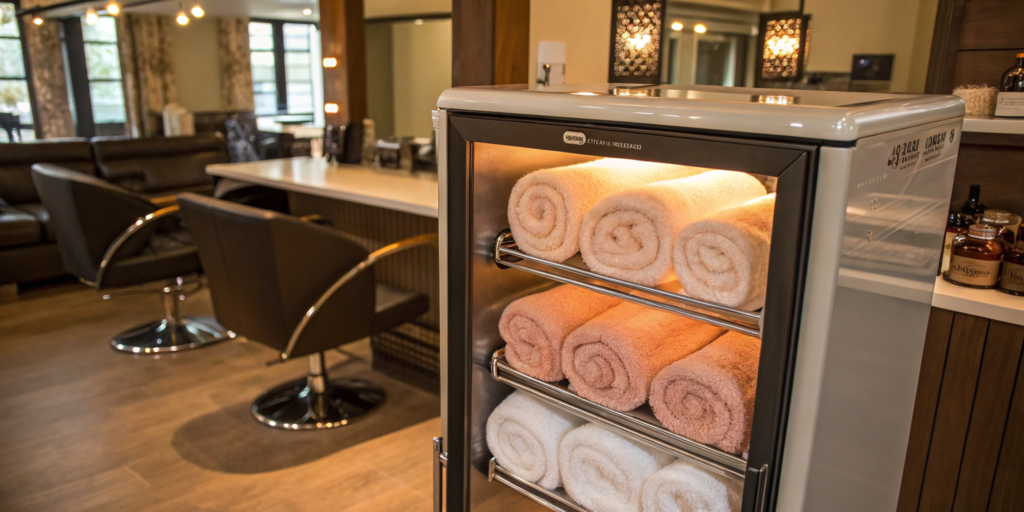 Enhance Salon Experience with RIMS Lotus Towel Warmer