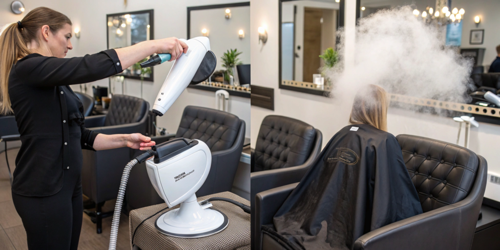 Hood Steamers vs. Handheld Steamers: Choose the Best for Your Salon